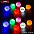 Glow in the Dark Golf Balls 12 Pack – LED Night Golf Balls for Nighttime Play, Luminous Glowing Golf Ball Set, Perfect Holiday Gift for Men Women Golfers Friends & Family