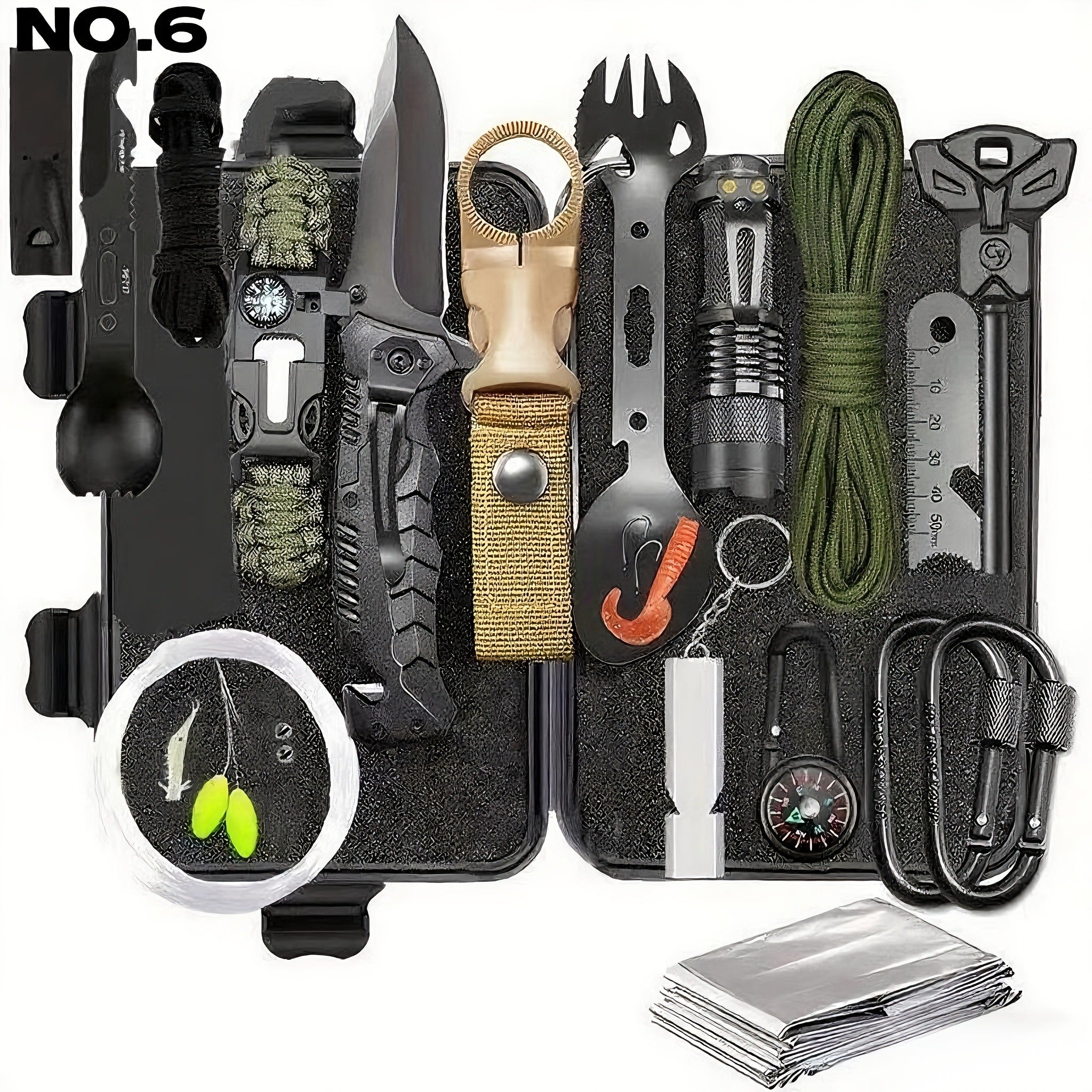 Combat Survival Tool Kit – Tactical Emergency Gear Set