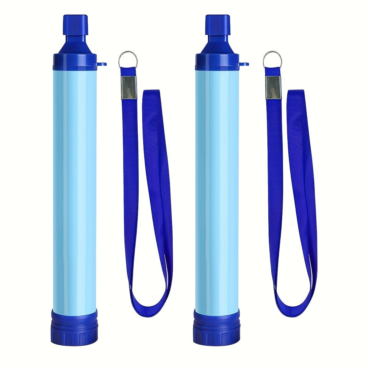 Portable Water Filter Straw for Outdoor Survival – Lightweight ABS Filtration Bottle for Hiking, Camping, Trekking & Emergency Use, Filters Springs, Streams, Lakes & Tap Water – 2 or 4 Pack