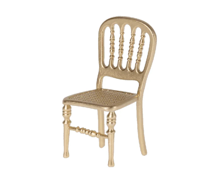 Maileg Mouse Size Gold Chair