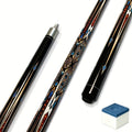 Vintage Maple Pool Cue Stick 58 Inch 20oz – Classic Retro Design Billiard Cue with 3 Style Options – Perfect Gift for Dad, Men & Billiard Enthusiasts, Great for Home & Bar