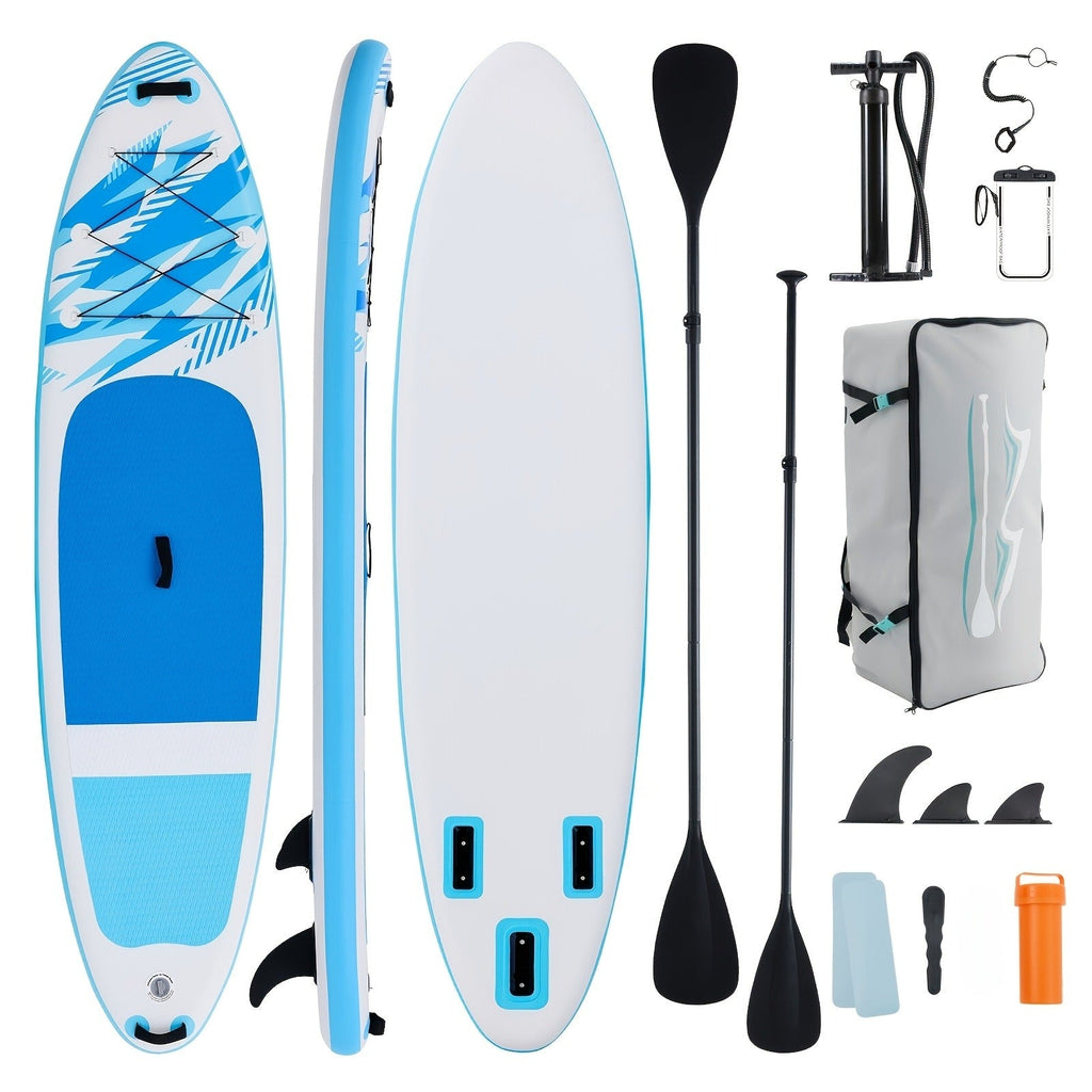Inflatable Paddle Board SUP – Non-Slip EVA Deck, Complete Accessories Kit, Stable & Lightweight for Adults All Skill Levels