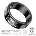Stainless Steel Smart Ring | Fitness Monitor USB Charging Gift
