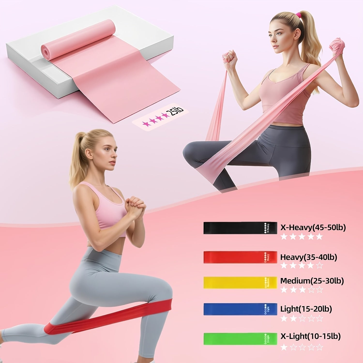 Pilates Kit for Women 14-in-1 – Pilates Ring, 2 Balls, 5 Resistance Bands & Yoga Block for Full Body Core & Flexibility Training, Portable Home Pilates Set