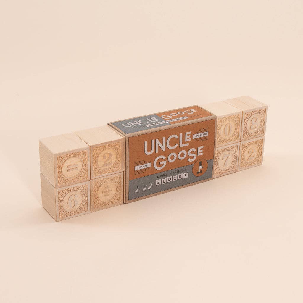 Uncle Goose Number Alphablank Blocks