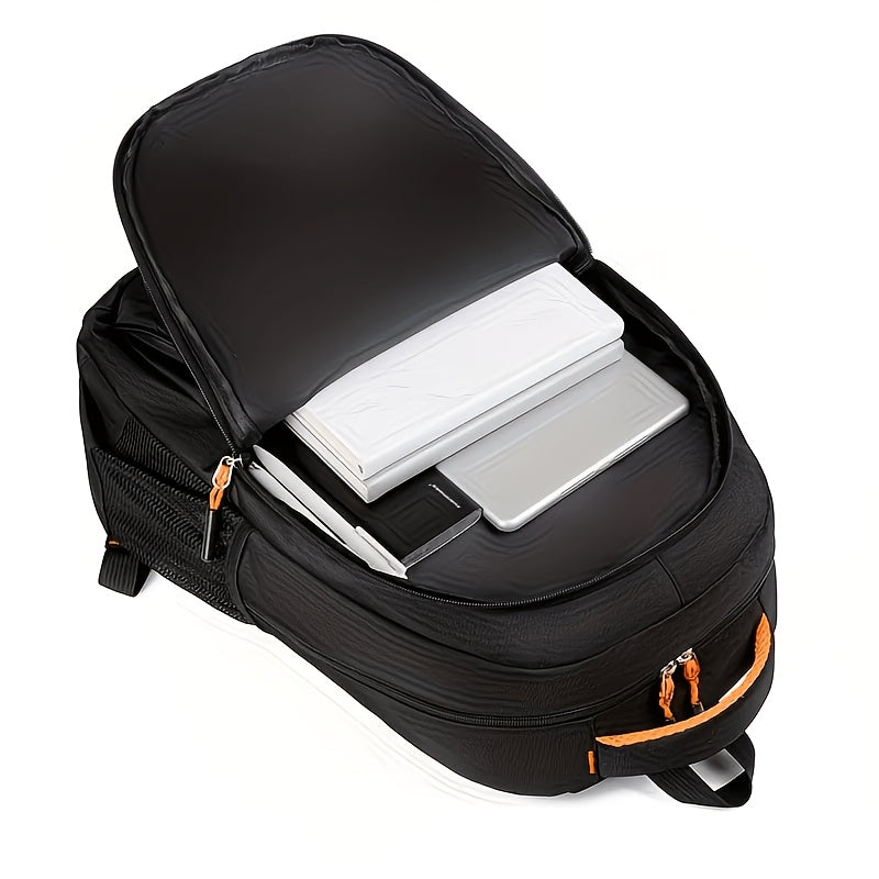 Business Travel Backpack for Men – Large Capacity Durable Nylon, Multi-Compartment, Adjustable Shoulder Straps, Dual-Purpose Campus & Work Bag | Available as Body Bag or Handbag & Shoulder Bag Set