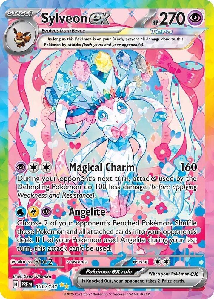 Sylveon ex (156/131) [Scarlet & Violet: Prismatic Evolutions]