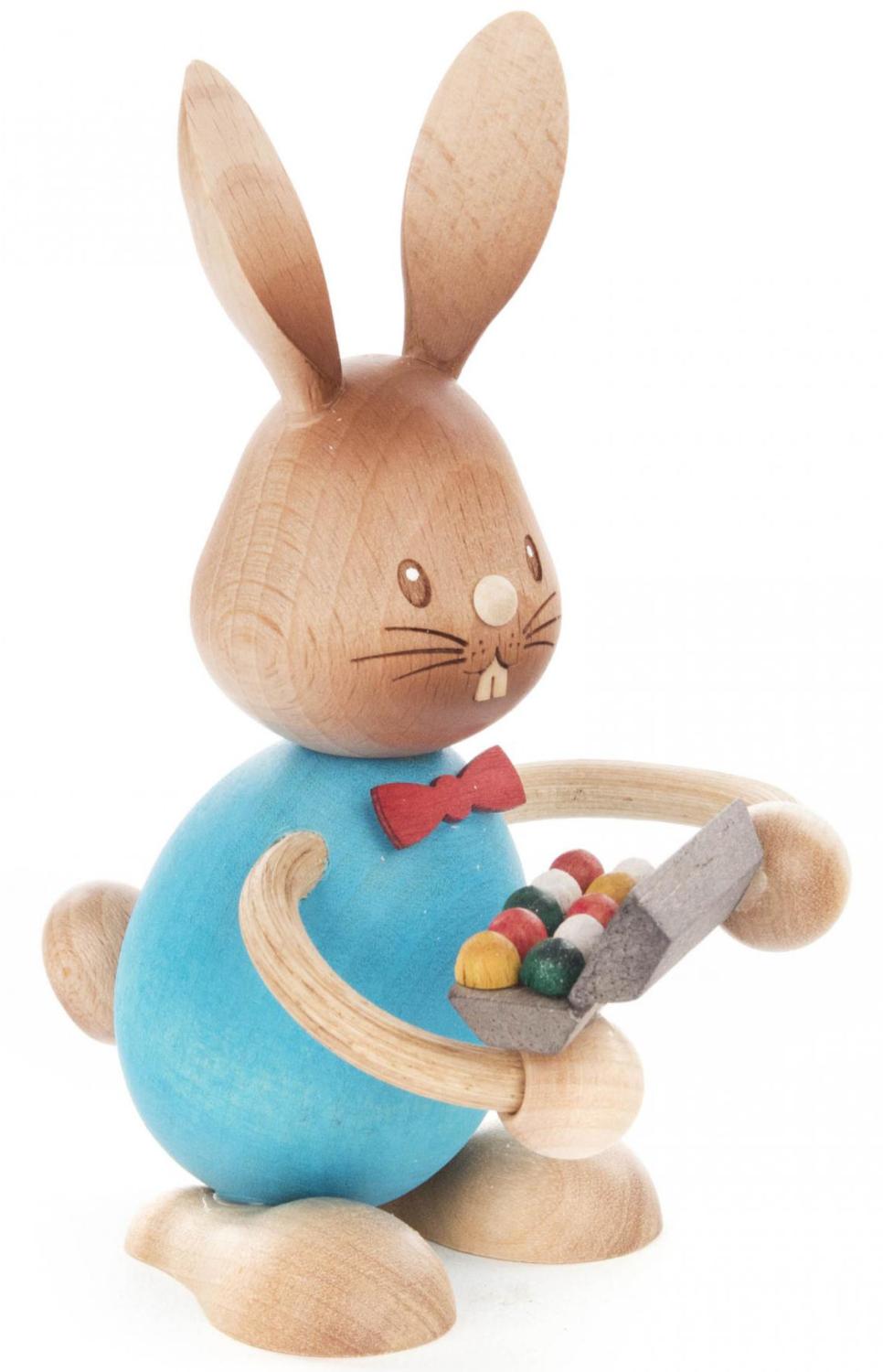 Collectible Dregeno Easter Figure - Rabbit With Egg Carton