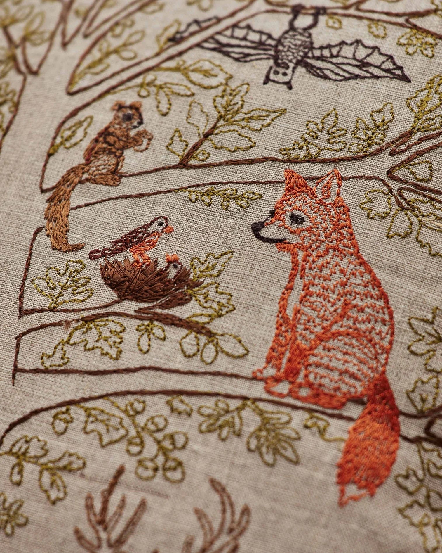 Coral & Tusk Woodland Living Tree Pillow