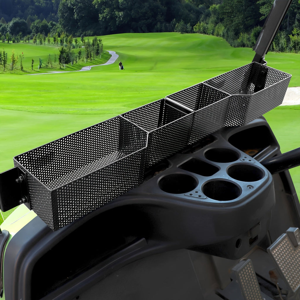 Golf Cart Storage Tray Organizer Front Inner Basket - Compatible with Yamaha G29 Drive & Drive 2 Models, Upgraded Larger Compartments, Sturdy Durable Dash Accessory for Golf Cart
