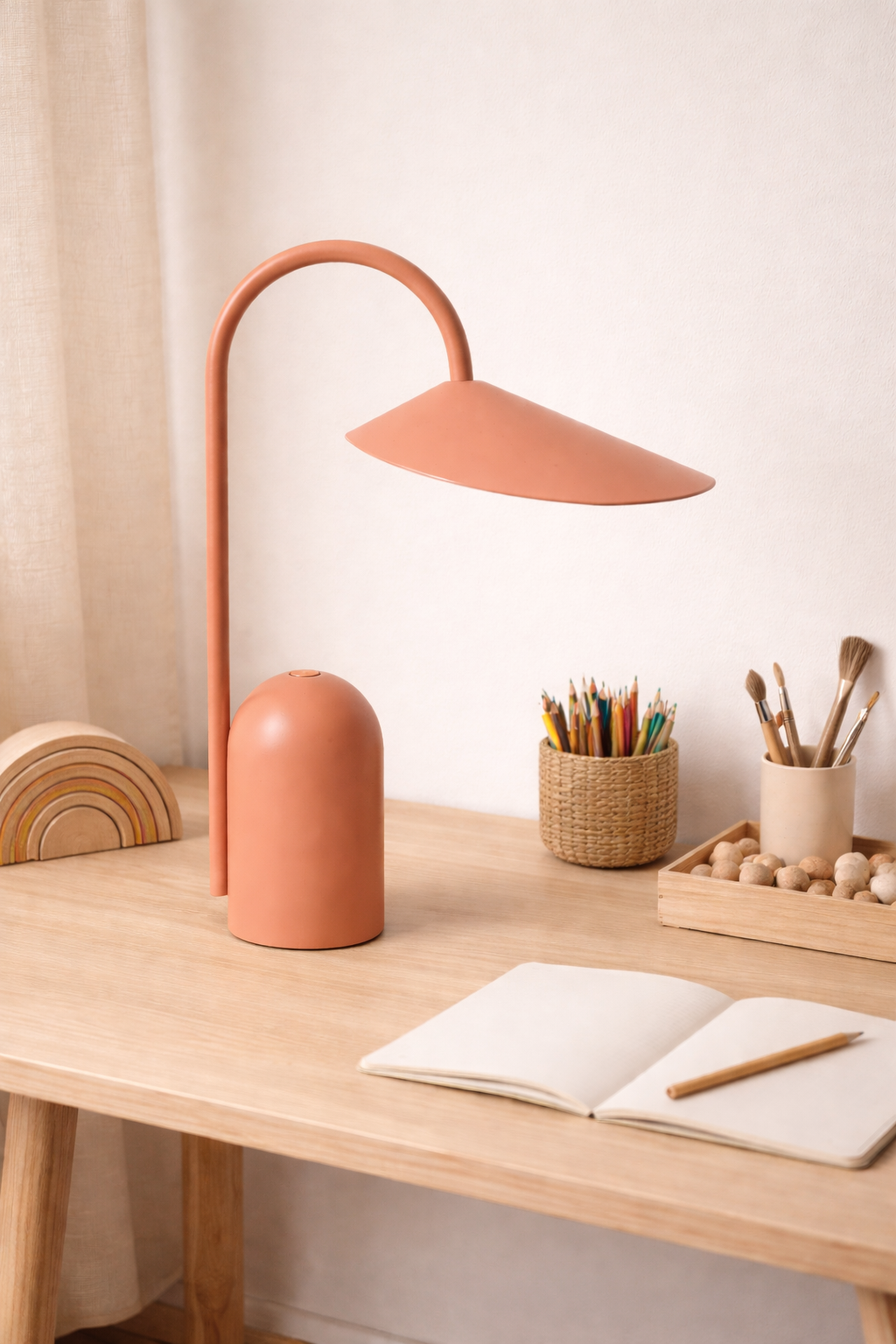 Ferm Living Arum Portable Lamp - Sienna