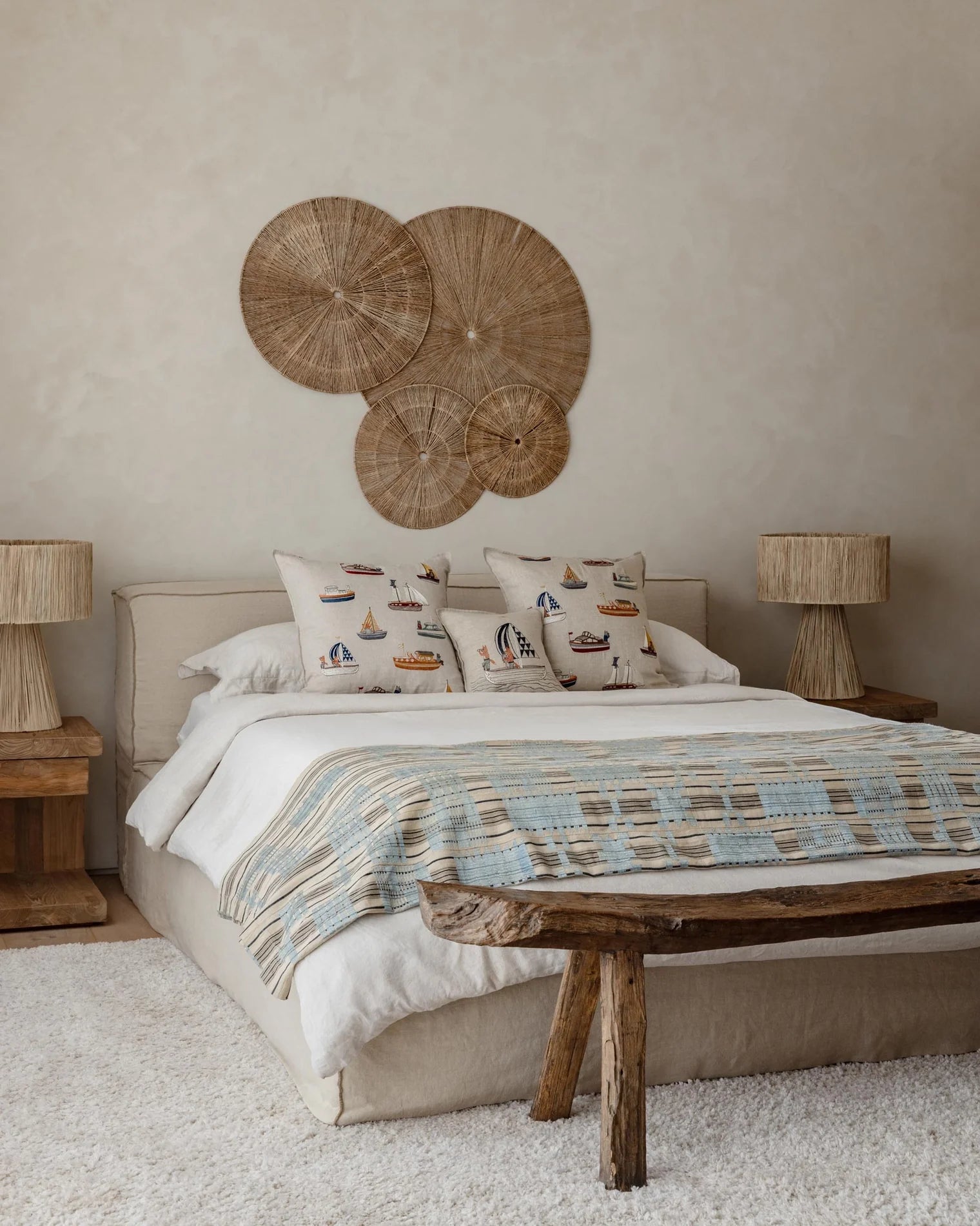 Coral & Tusk Sailing Foxes Pillow
