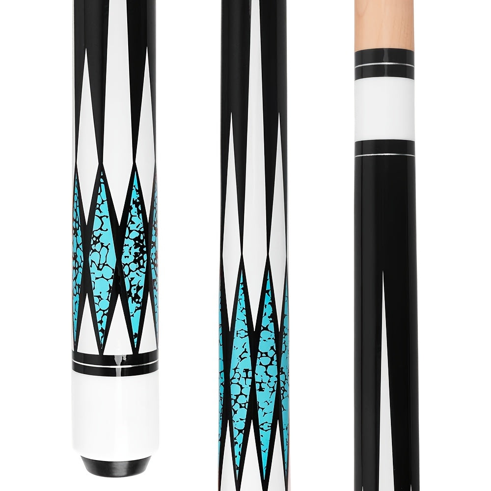 Pool Cue Stick 58 Inch - 13mm Laminated Tip, North American Maple Shaft, Ergonomic Grip, Billiard Cue for American Pool & Rotation Billiards, Great Gift for Men