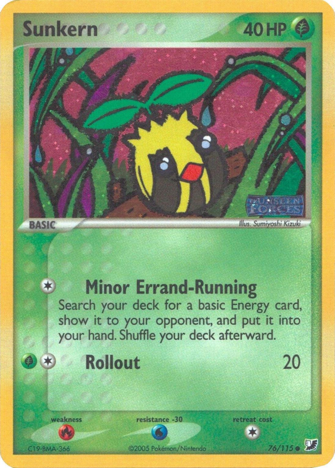 Sunkern (76/115) (Stamped) [EX: Unseen Forces]