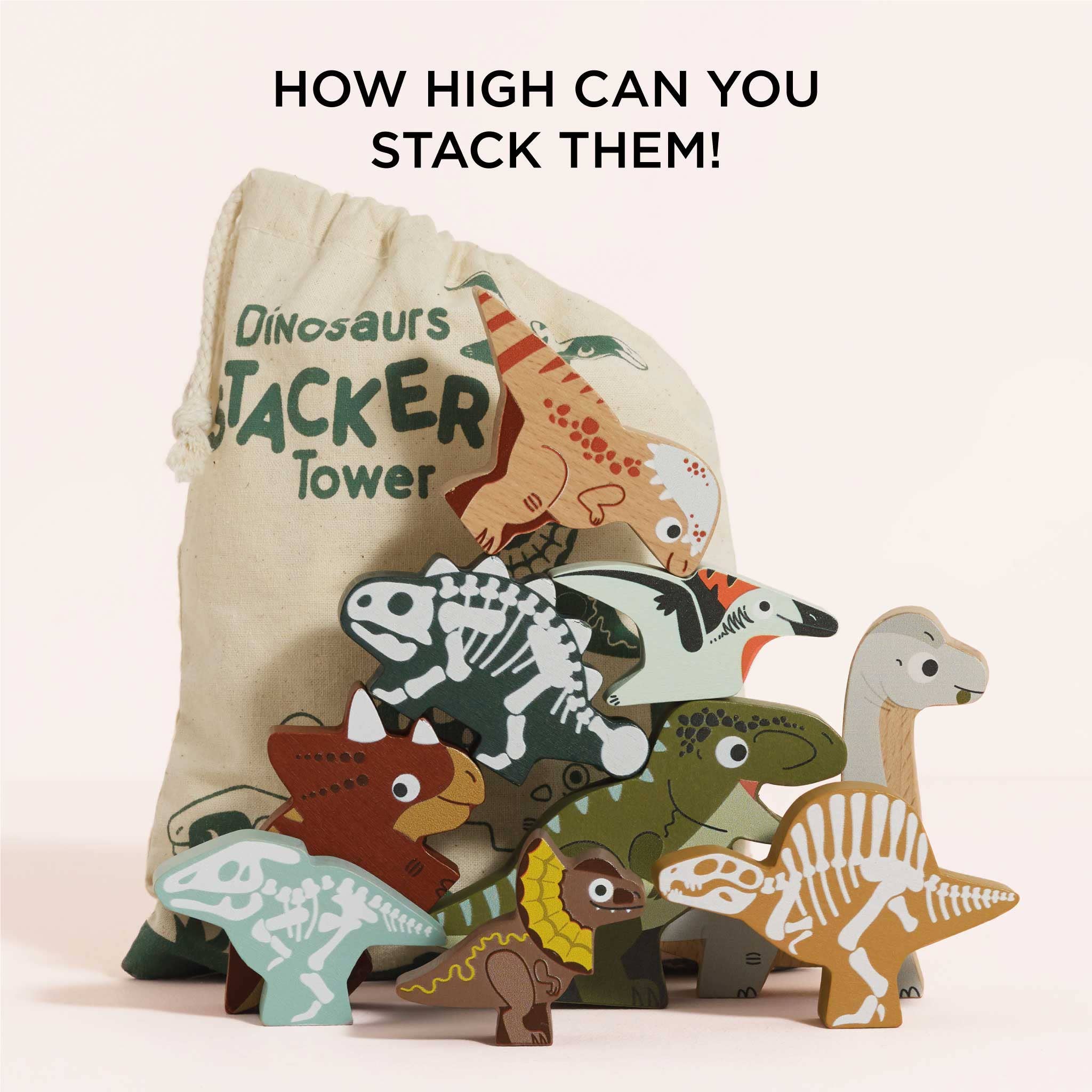 Jurassic Stacking Dinosaurs