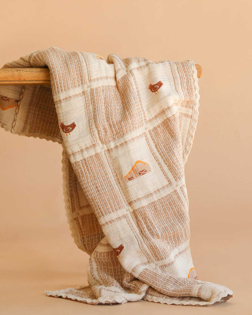Organic Cotton Baby Blanket - Farm