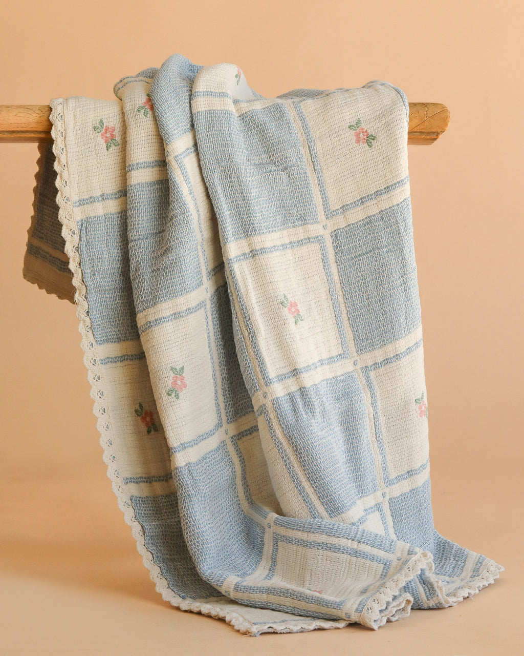 Organic Cotton Baby Blanket - Spring Bloom