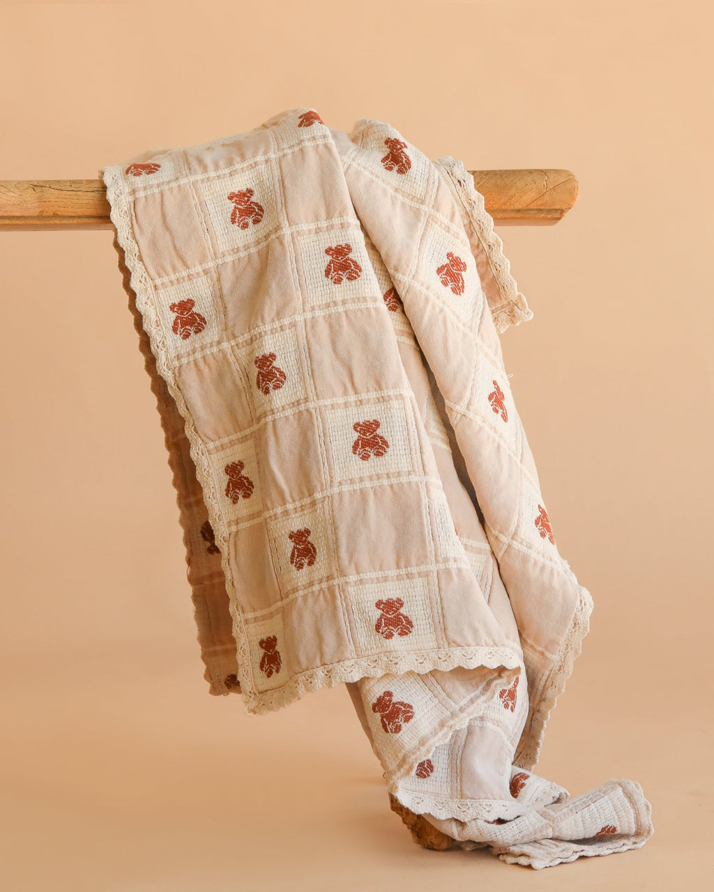 Organic Cotton Baby Blanket - Teddy