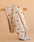 Organic Cotton Baby Blanket - Teddy