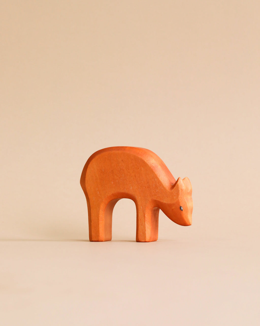 Handmade Holzwald Deer, Eating