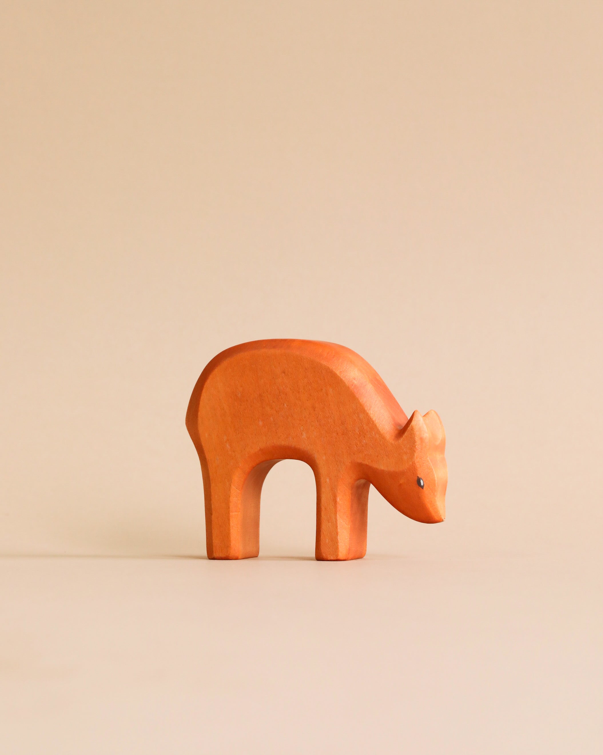 Handmade Holzwald Deer, Eating