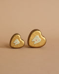 Maileg Metal Tooth box, 2 Piece - Gold
