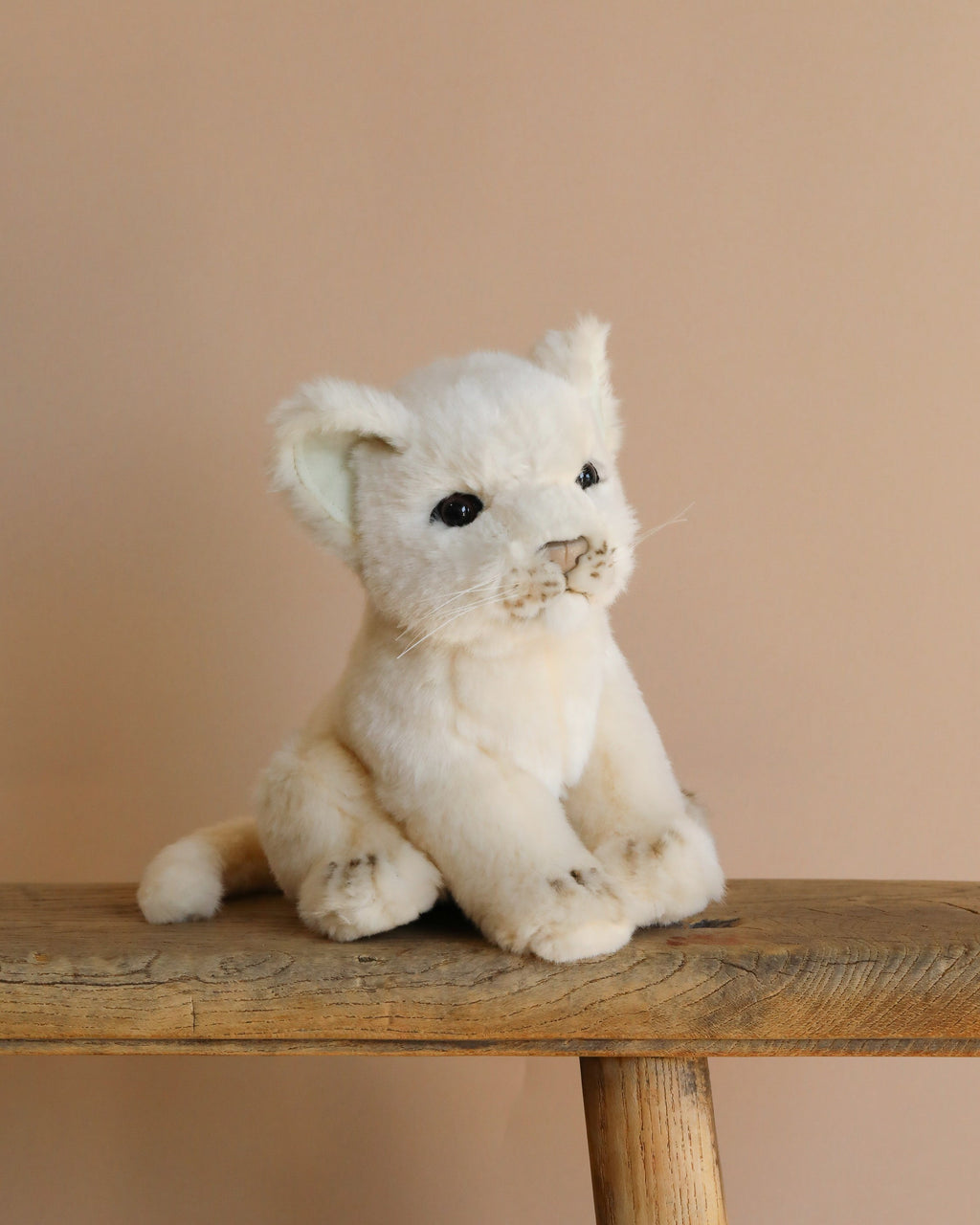Lion Cub Sitting Stuffed Animal