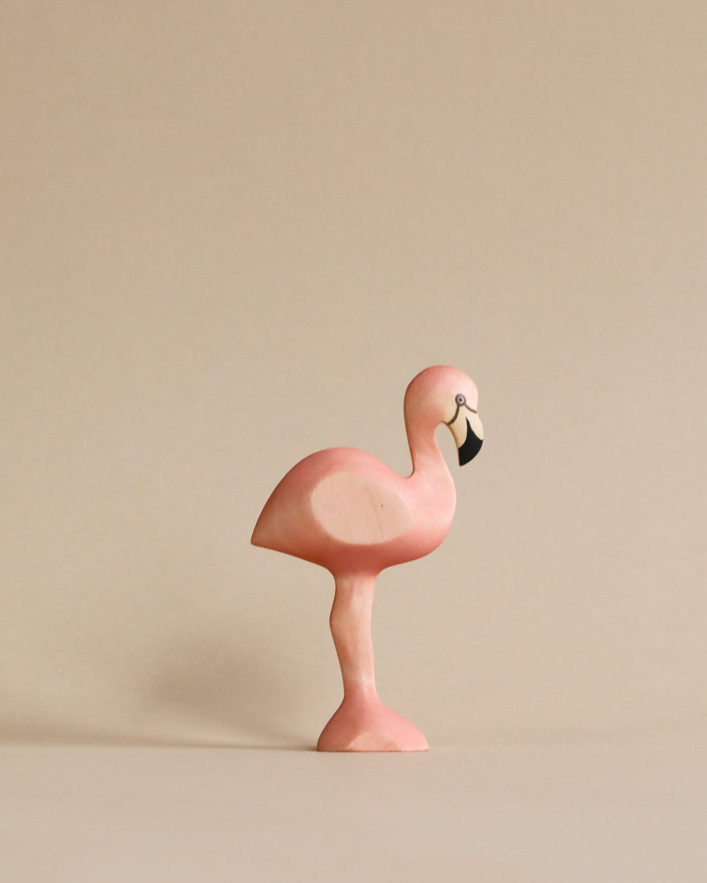 Handmade Holzwald Bird - Flamingo