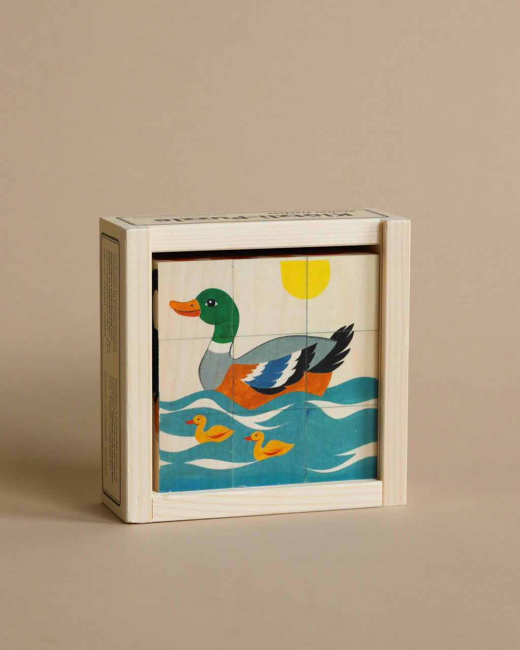 Wooden Block Puzzle - 9 Piece Farm Animals