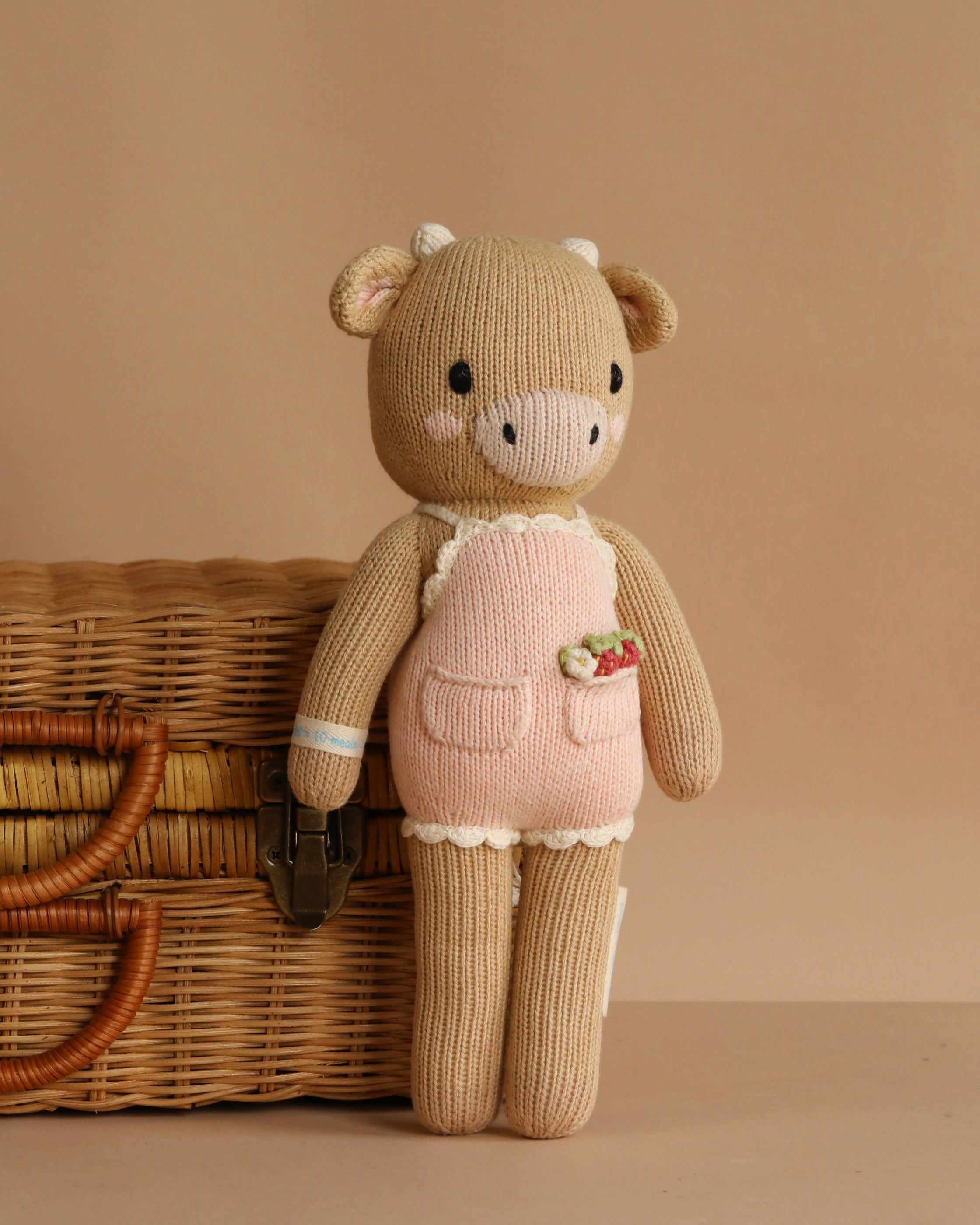 Cuddle + Kind Ava the Cow - Powder Pink
