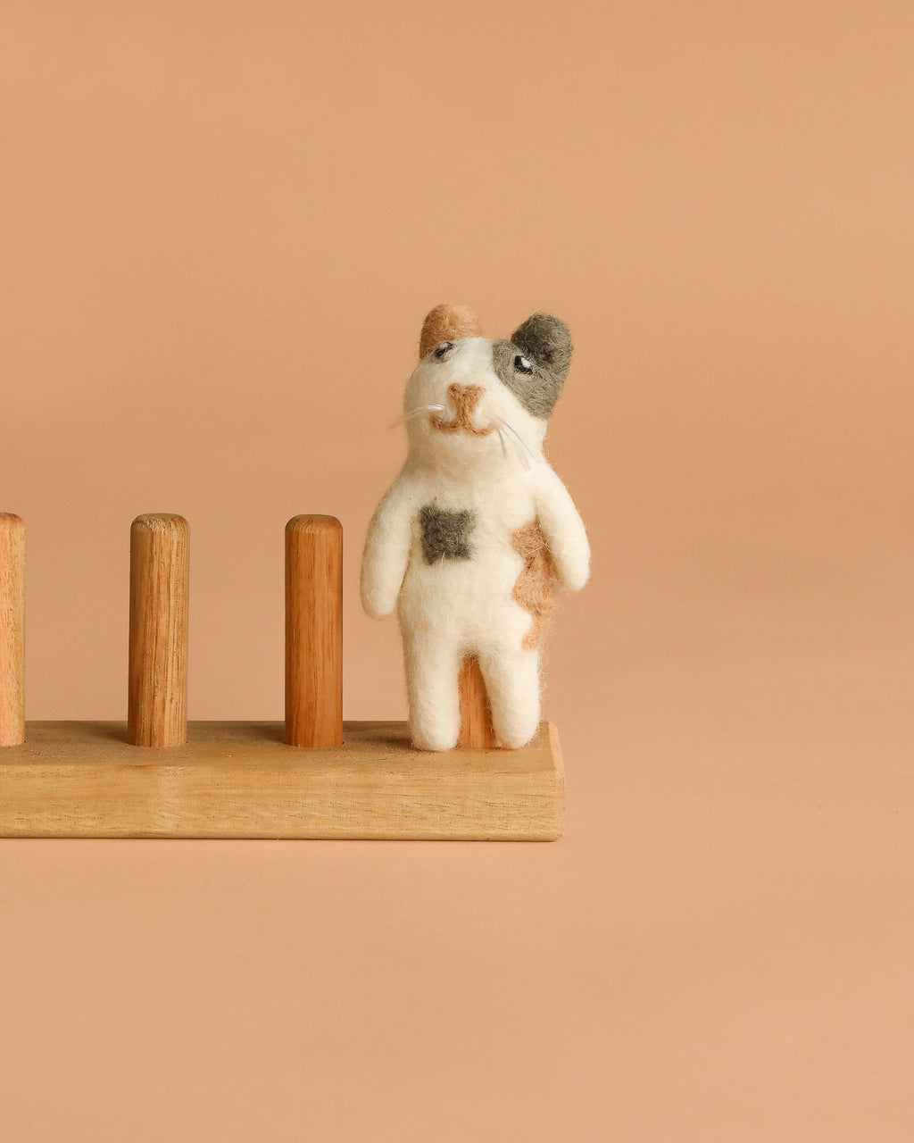 Felt Finger Puppet: Calico Cat