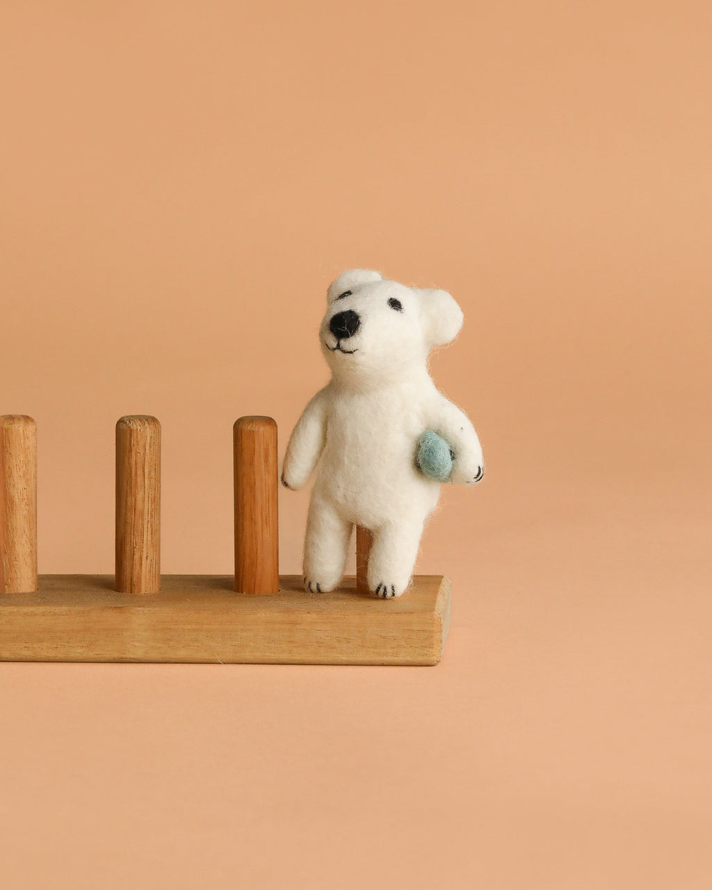 Finger Puppet: Polar Bear Catching a Fish