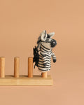 Felt Finger Puppet: Zebra