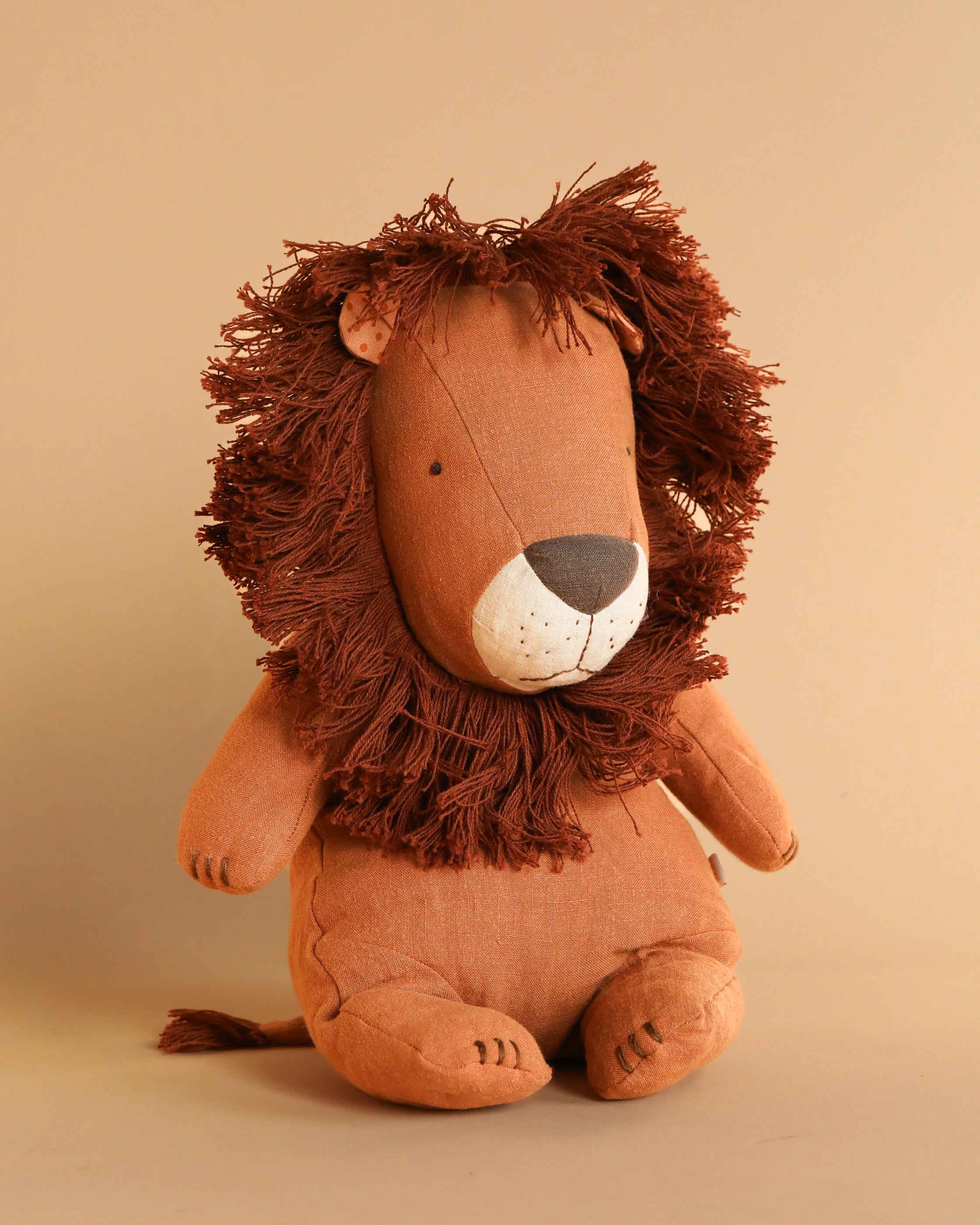 Maileg Lion Stuffed Animal, Medium
