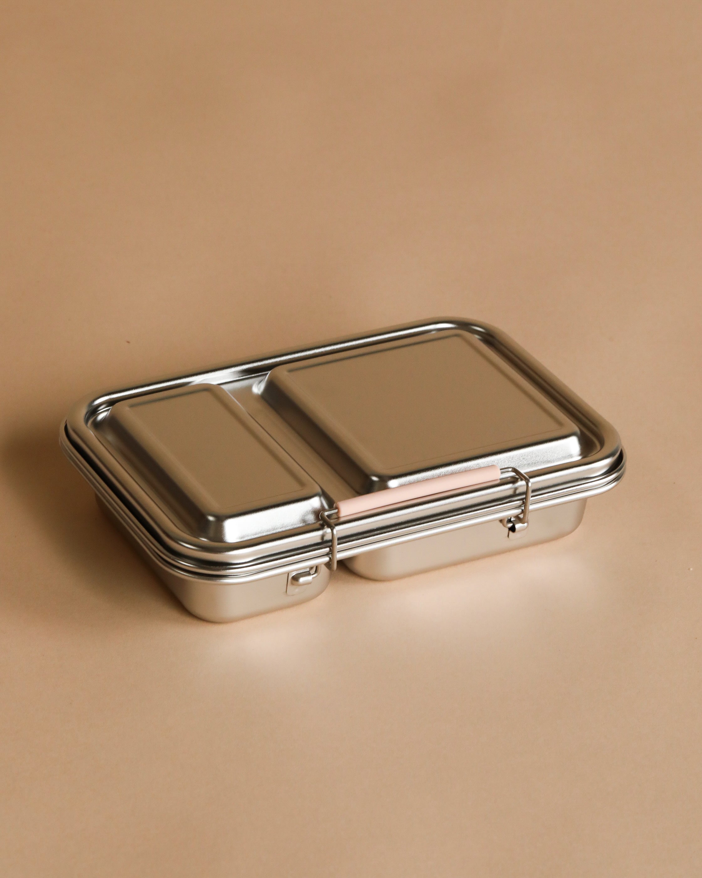 Haps Nordic - Stainless Steel Lunch  - Two Compartments (Blush)