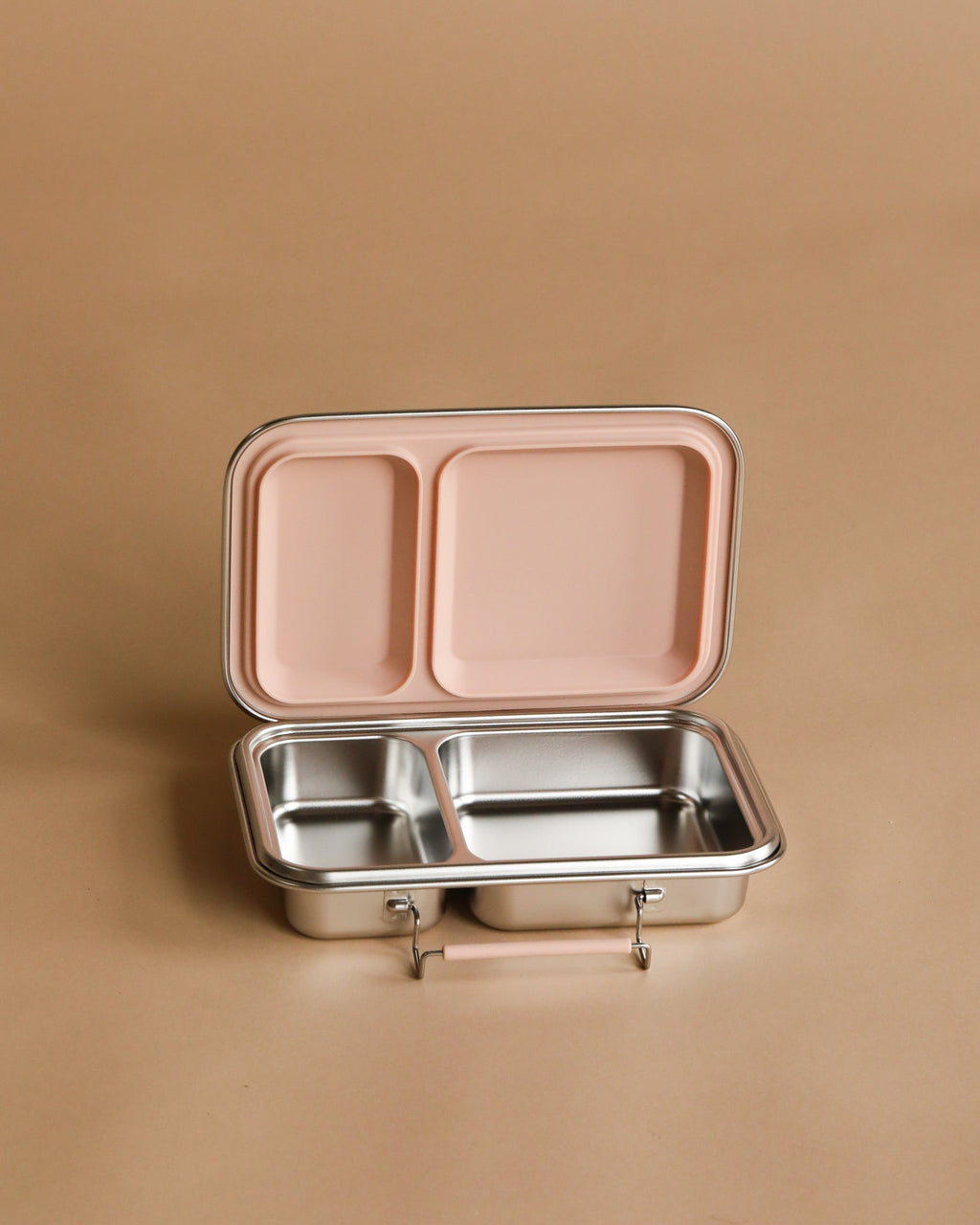 Haps Nordic - Stainless Steel Lunch  - Two Compartments (Blush)