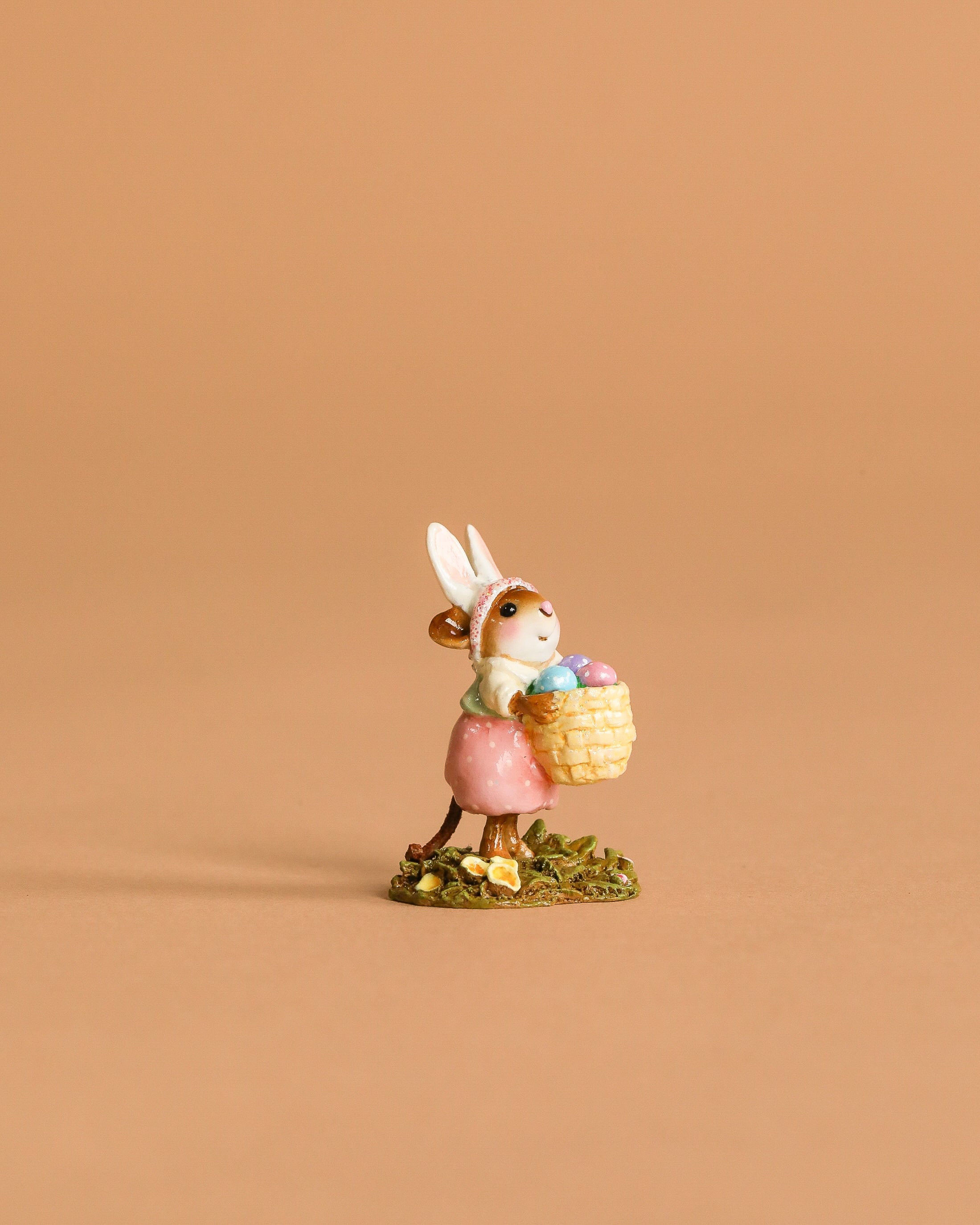Wee Forest Folk Tiny Collectible - Hoppy Easter Girl (Not a Toy)