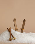 Maileg Christmas Ski and Ski Poles For Mom & Dad