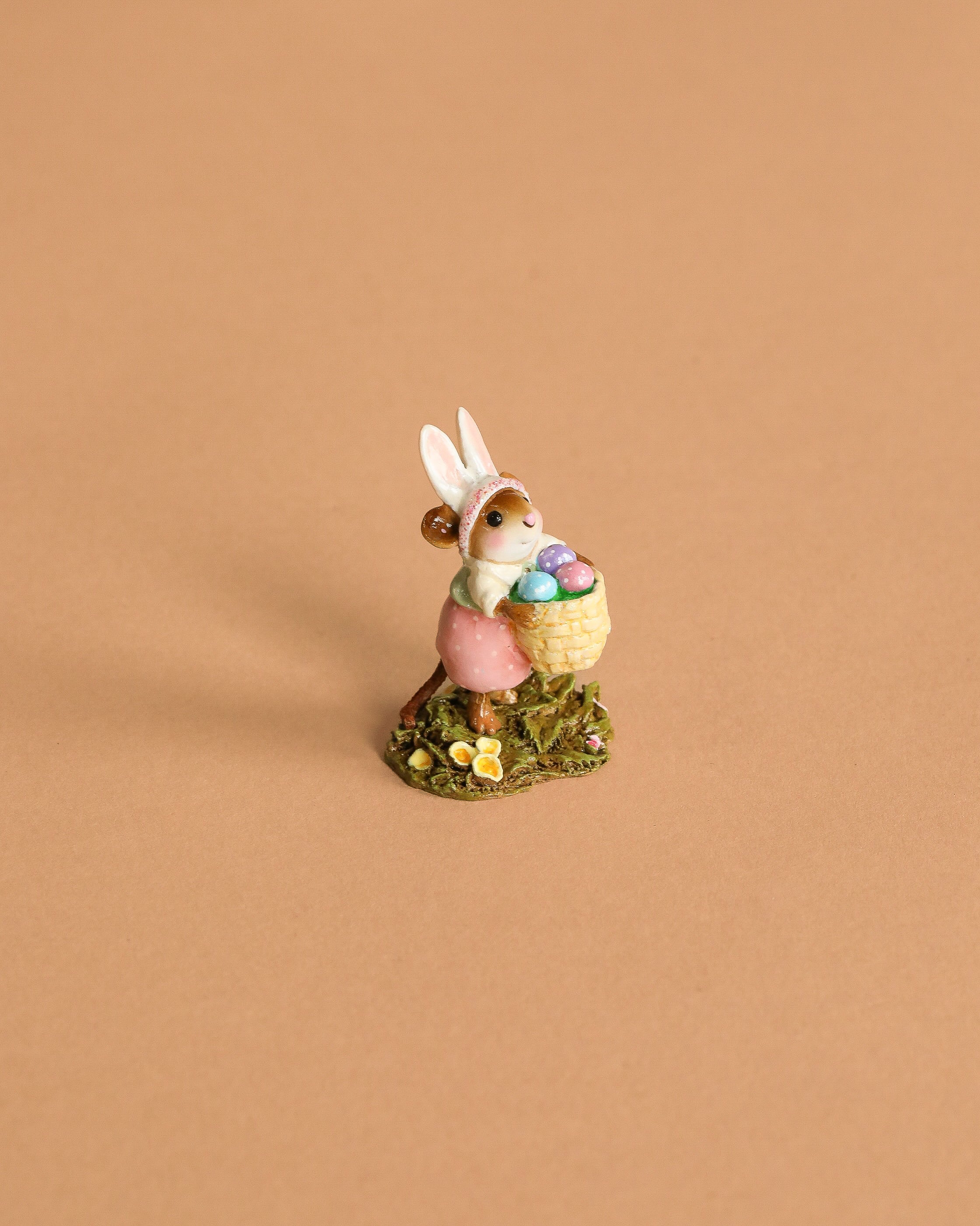 Wee Forest Folk Tiny Collectible - Hoppy Easter Girl (Not a Toy)