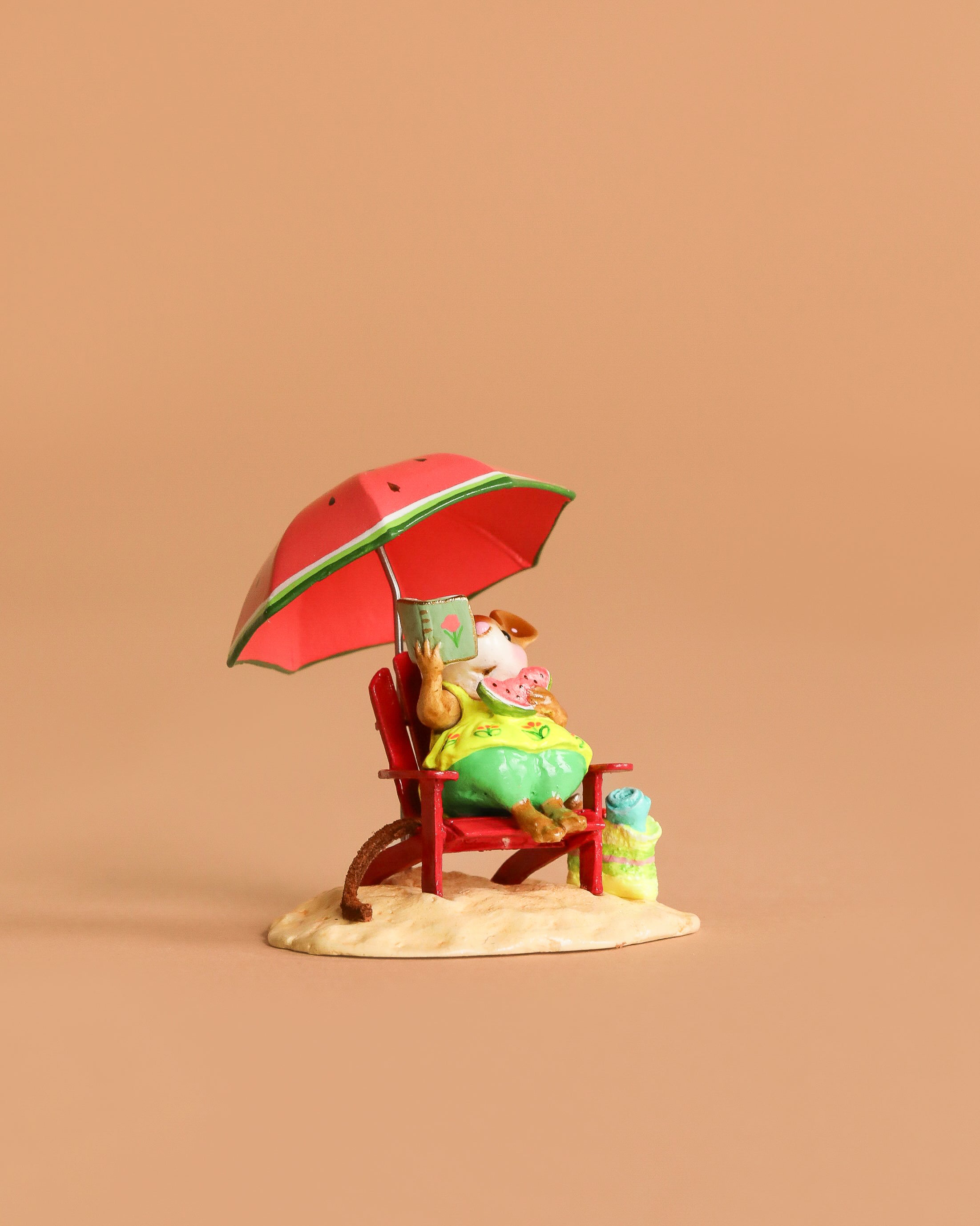 Wee Forest Folk Tiny Collectible - Perfect Beach Day! (Not a Toy)