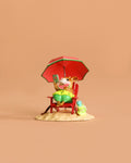 Wee Forest Folk Tiny Collectible - Perfect Beach Day! (Not a Toy)