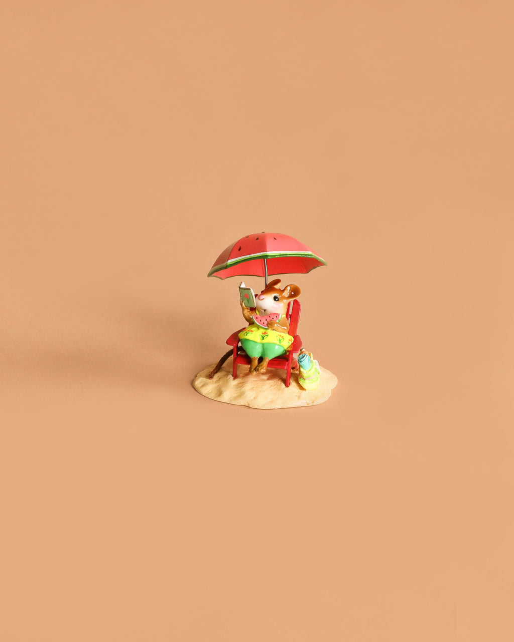Wee Forest Folk Tiny Collectible - Perfect Beach Day! (Not a Toy)
