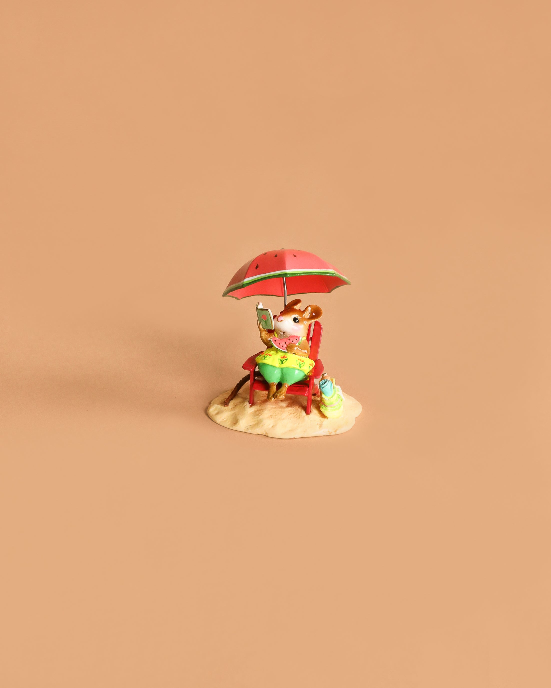 Wee Forest Folk Tiny Collectible - Perfect Beach Day! (Not a Toy)