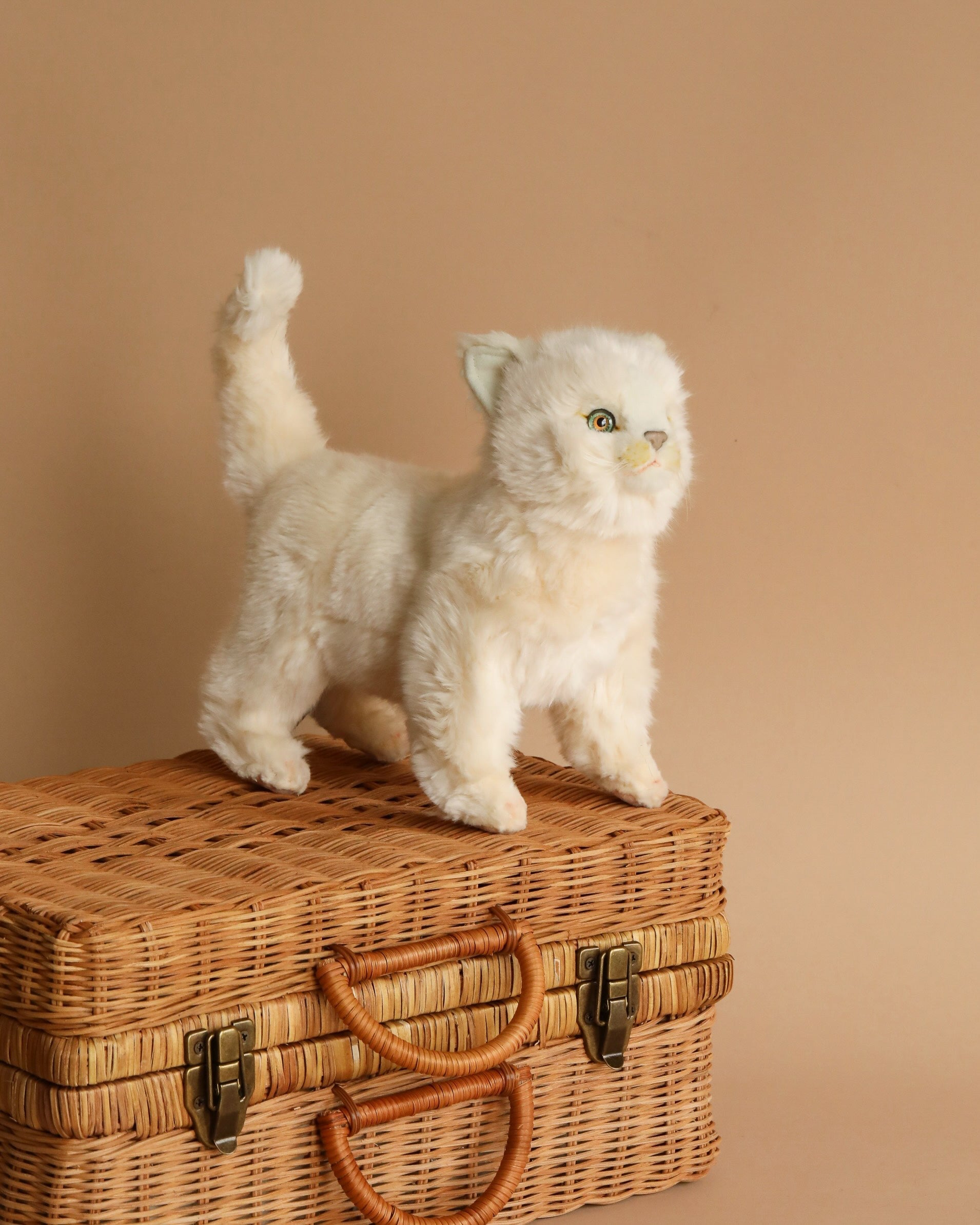 White Cat Stuffed Animal (ships in one week)