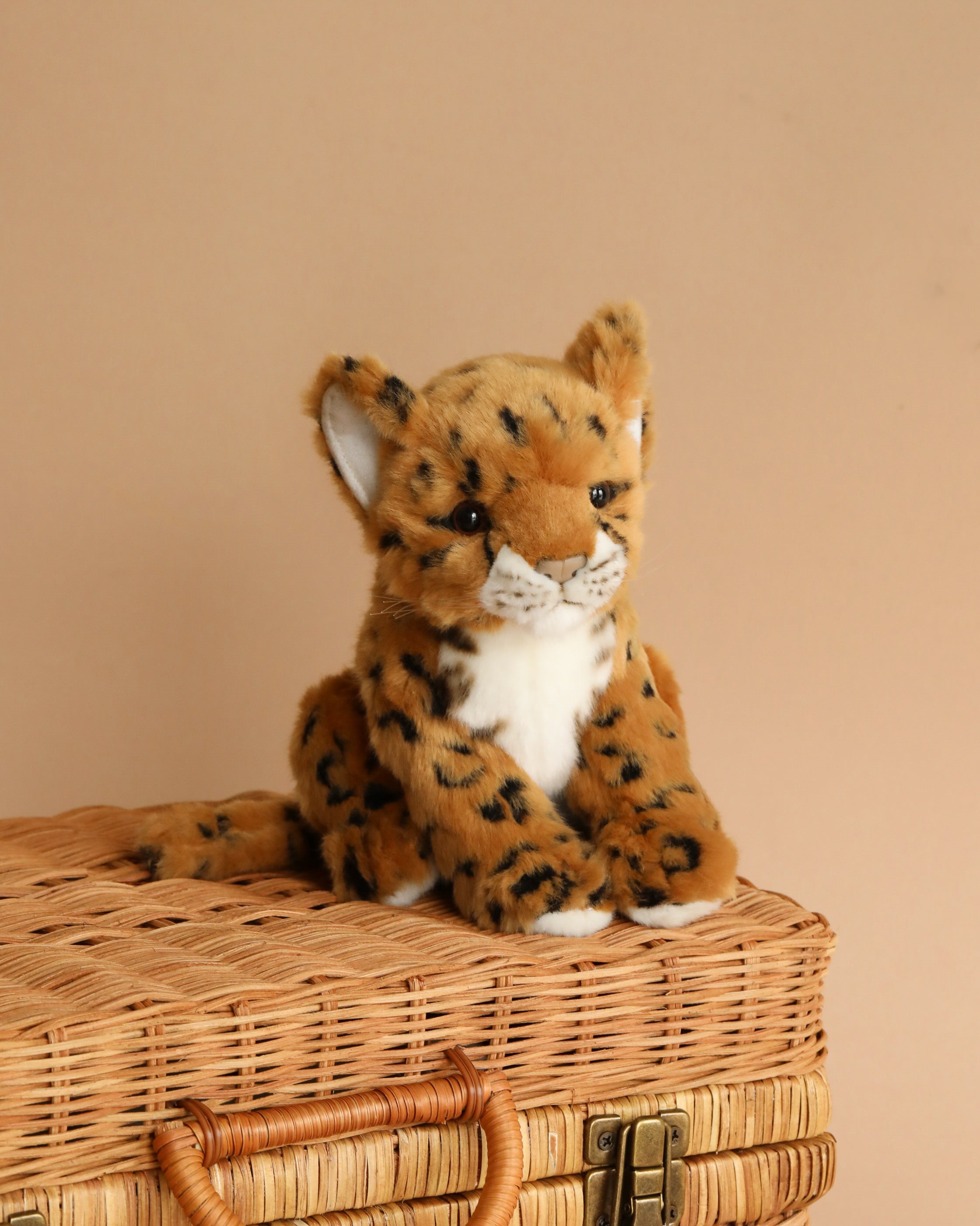 Jaguar Cub Sitting Stuffed Animal (ships in one week)