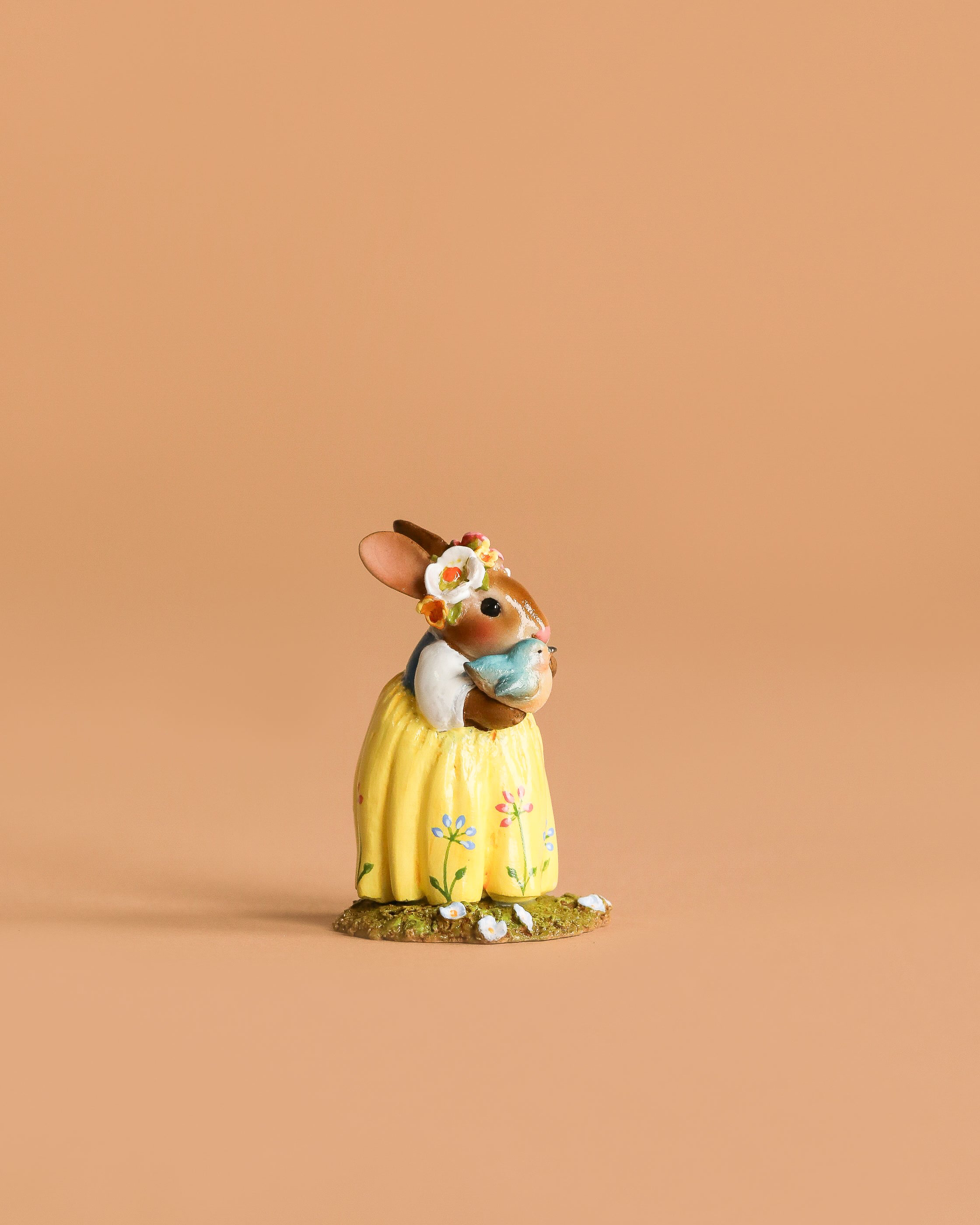 Wee Forest Folk Tiny Collectible - Bluebird of Happiness (Not a Toy)