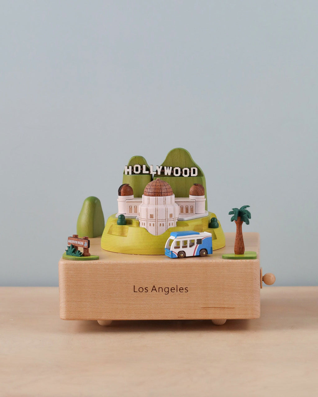 Los Angeles Wooden Music Box
