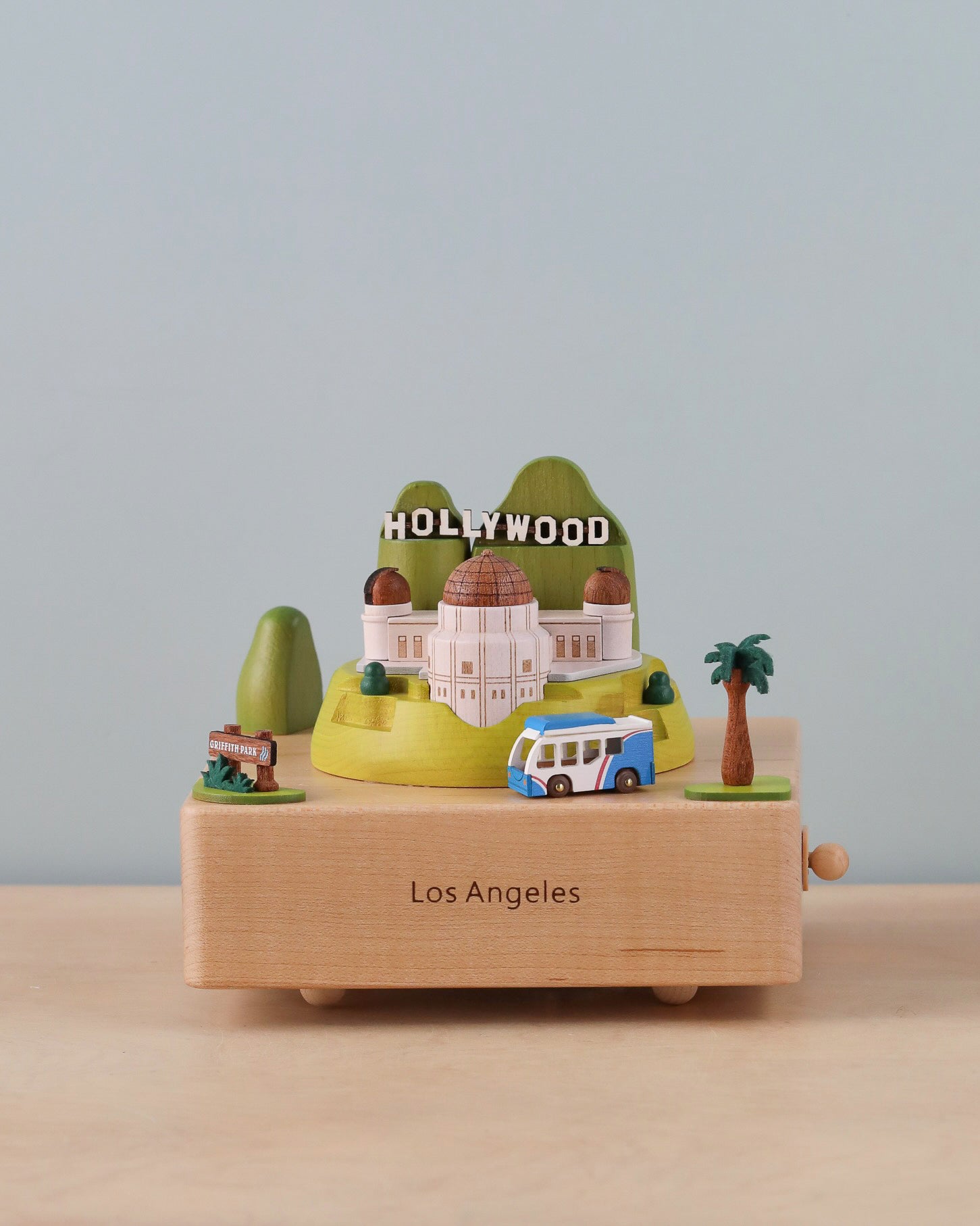 Los Angeles Wooden Music Box