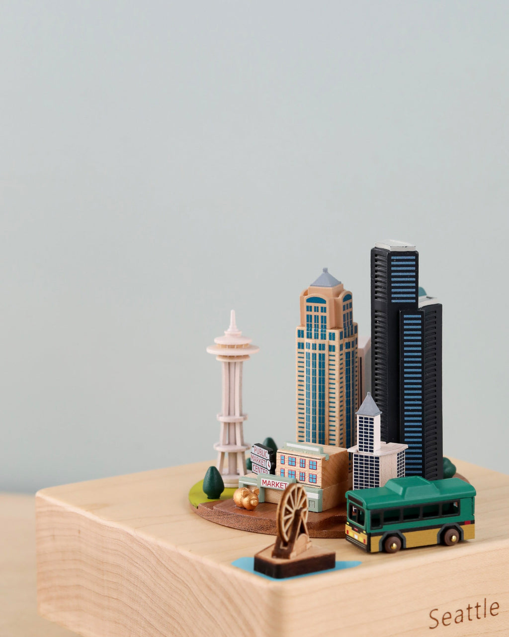 Seattle Wooden Music Box