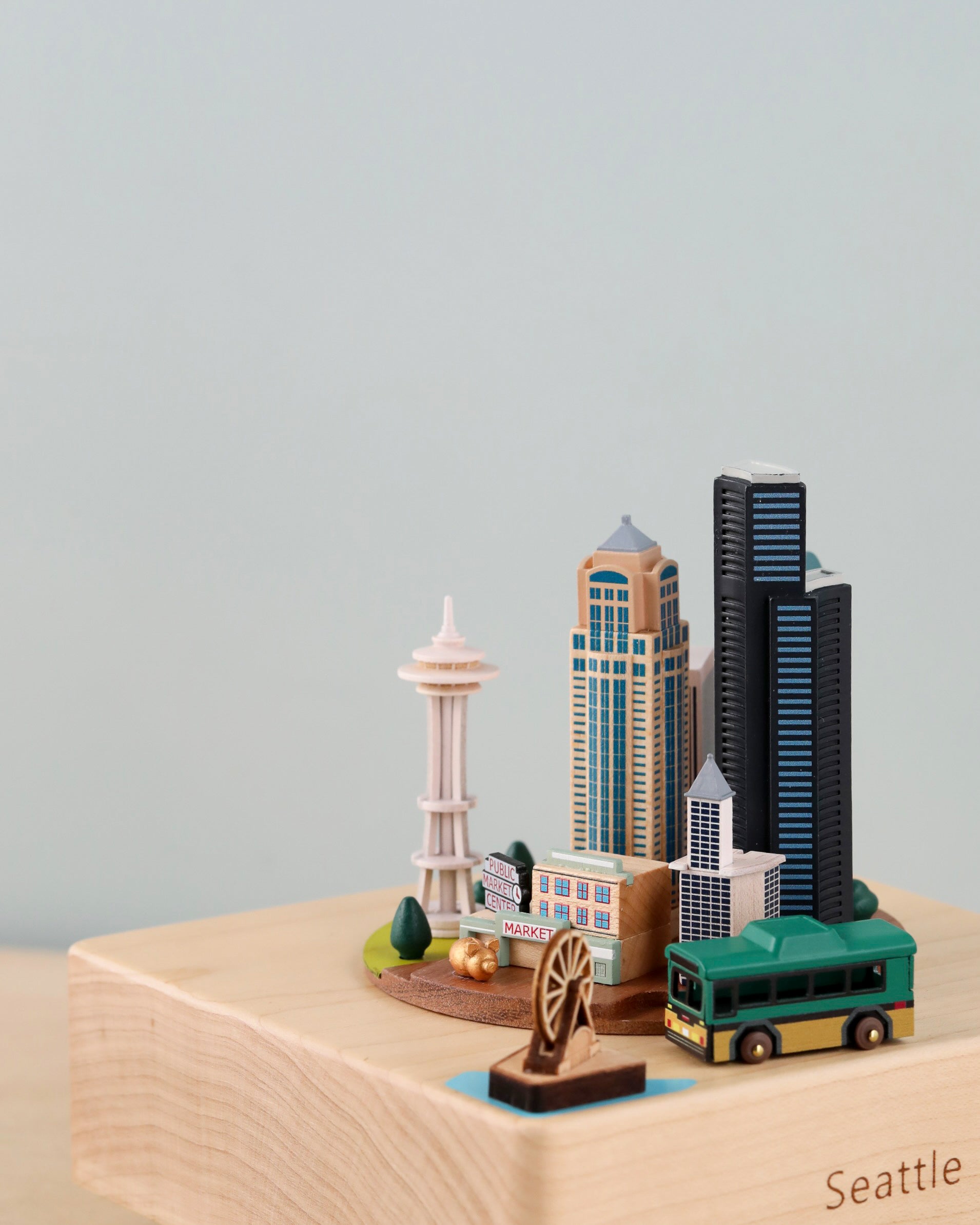 Seattle Wooden Music Box